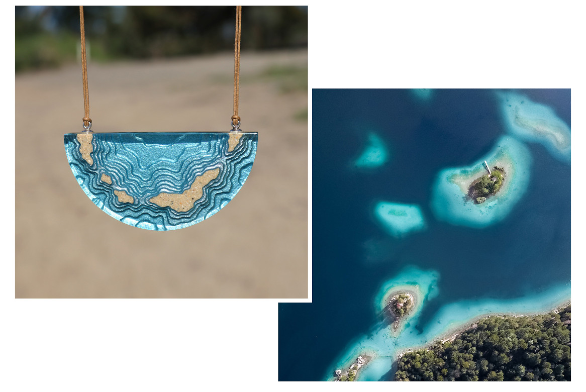 Archipelago Necklace and coastline inspiration