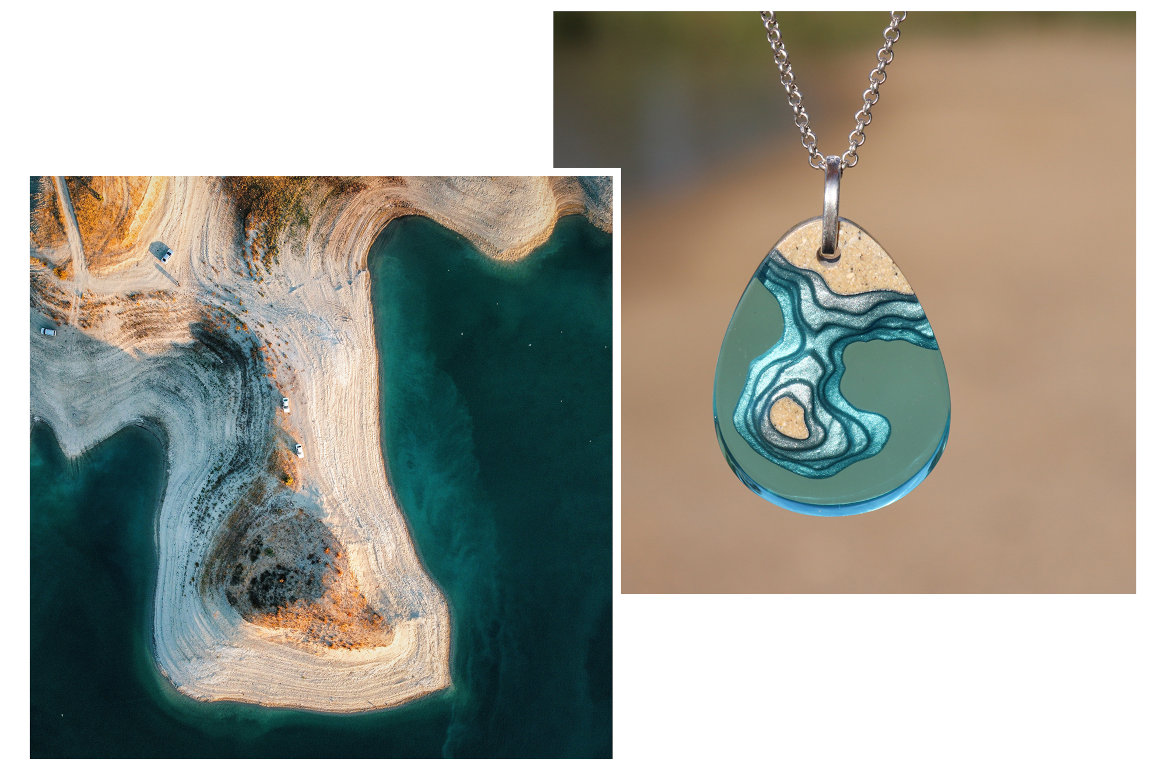 Peninsula Necklace and coastline inspiration